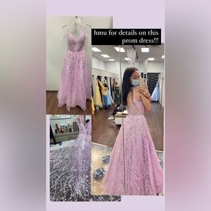 PROM DRESS PURPLE